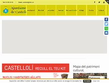 Tablet Screenshot of castelloli.cat
